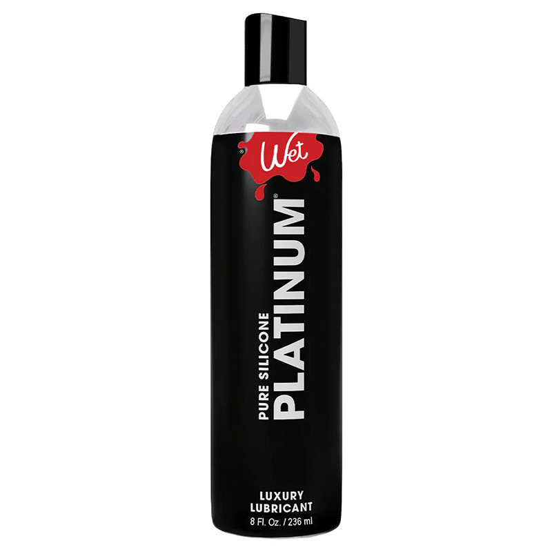 Wet Lubricants Wet Platinum Premium Silicone Lubricant 8 oz (236 ml)