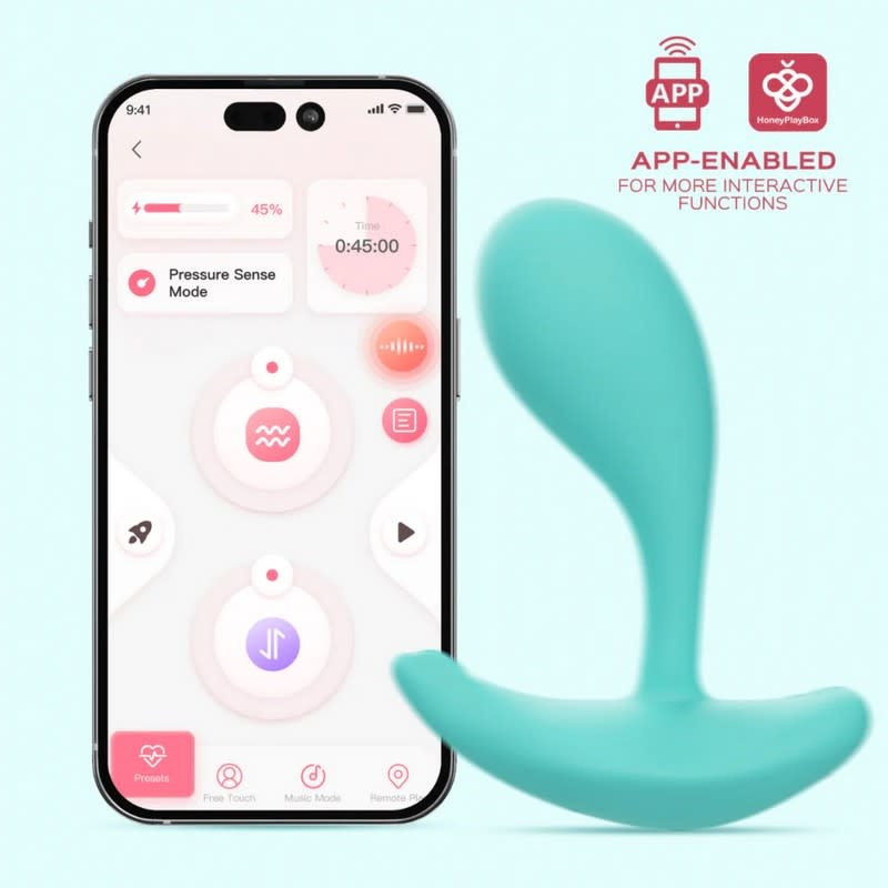 Honey Play Box Oly 2 App-Enabled Wearable Vibrator (Blue)