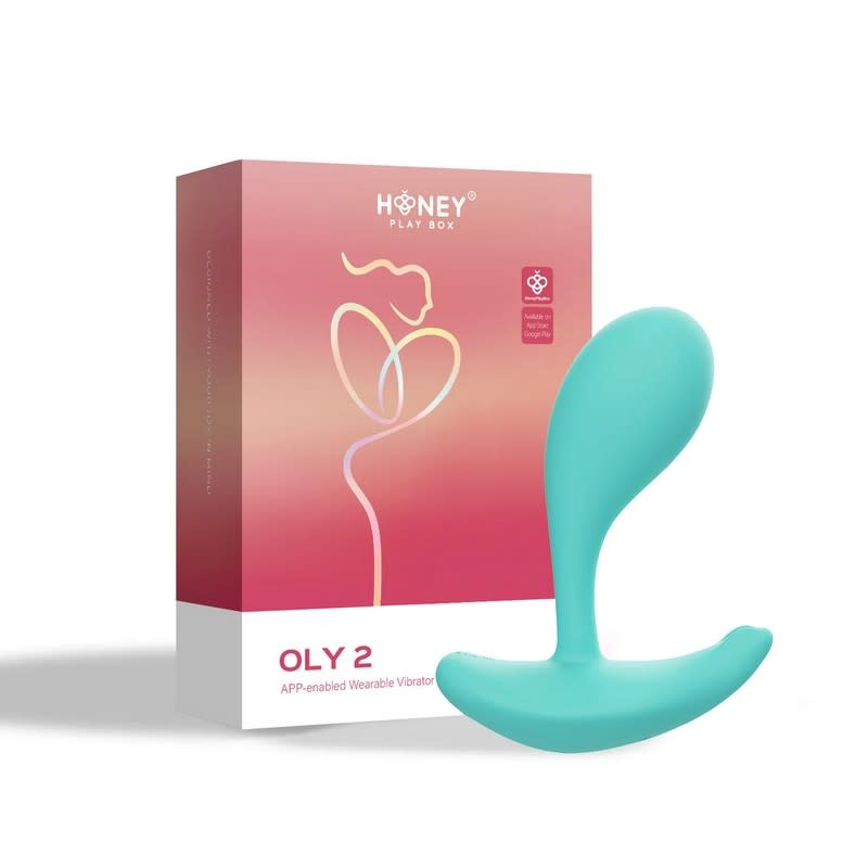 Honey Play Box Oly 2 App-Enabled Wearable Vibrator (Blue)