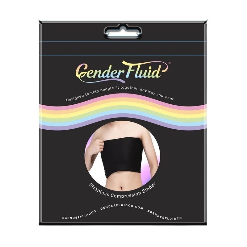 Voodoo Toys Gender Fluid Strapless Chest Binder (Black)
