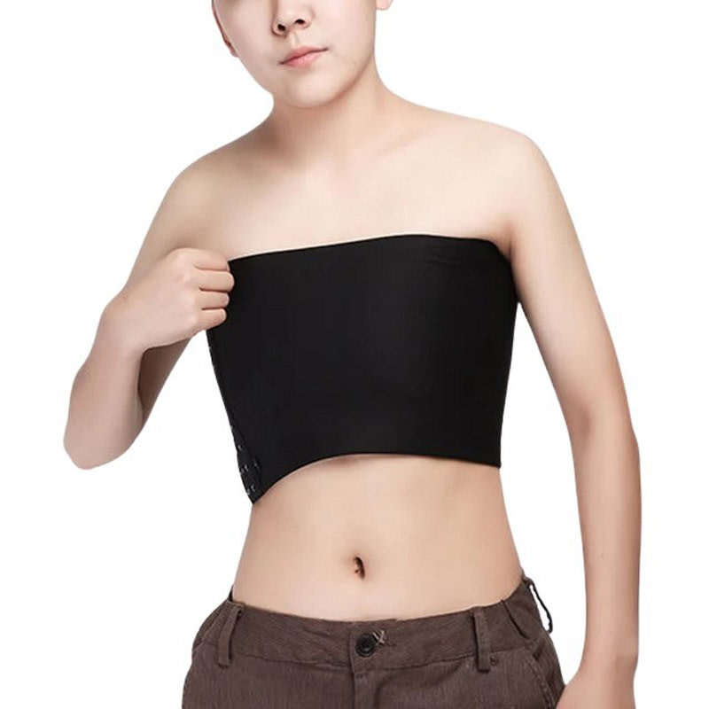Voodoo Toys Gender Fluid Strapless Chest Binder (Black)