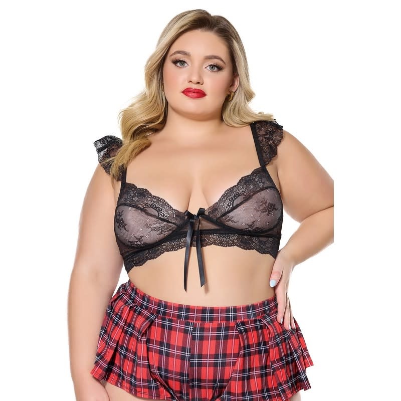 Coquette International Lingerie Bijou Bralette (Black)