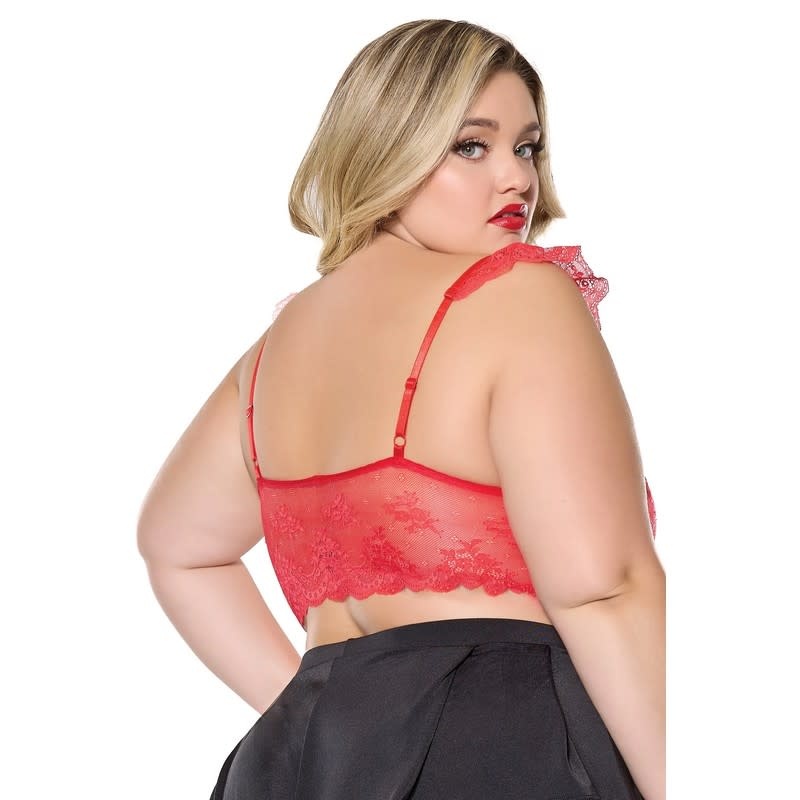 Coquette International Lingerie Bijou Bralette (Red)