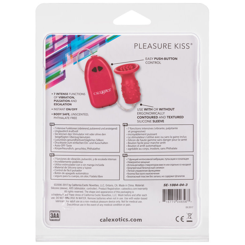 Cal Exotics Pleasure Kiss Bullet Vibe (Red)