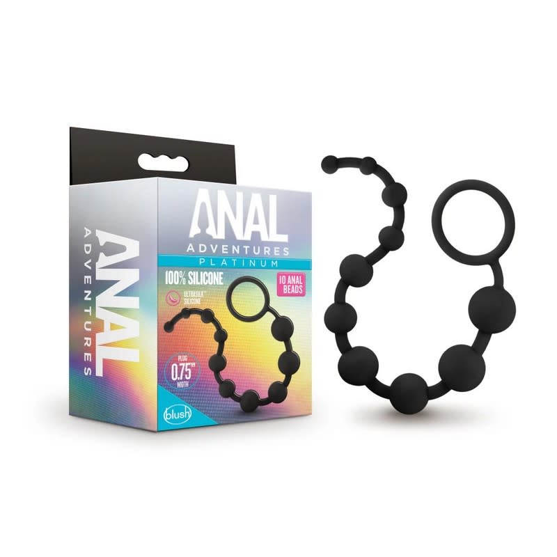 Blush Novelties Anal Adventures Platinum Silicone Anal Beads