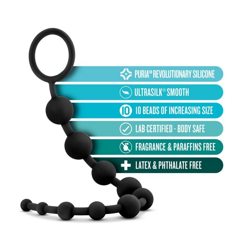 Blush Novelties Anal Adventures Platinum Silicone Anal Beads