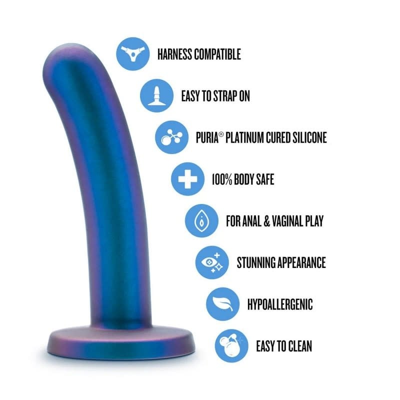 Blush Novelties Temptasia Surrender Intermediate Peg Dildo (Blue)