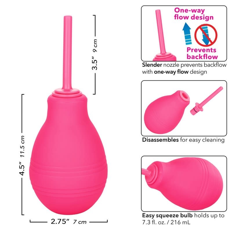 Cal Exotics Cheeky One-Way Flow Douche (Pink)