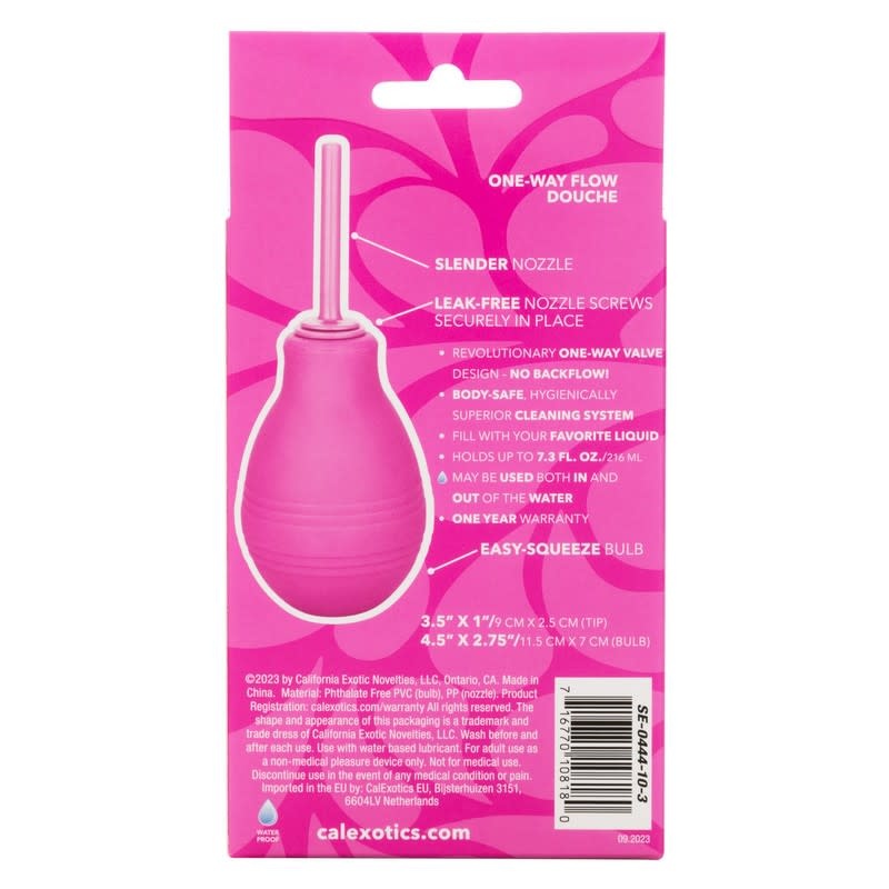 Cal Exotics Cheeky One-Way Flow Douche (Pink)