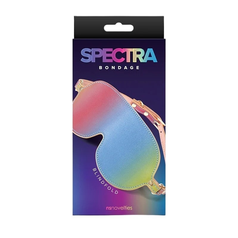NS Novelties Spectra Bondage: Rainbow Blindfold