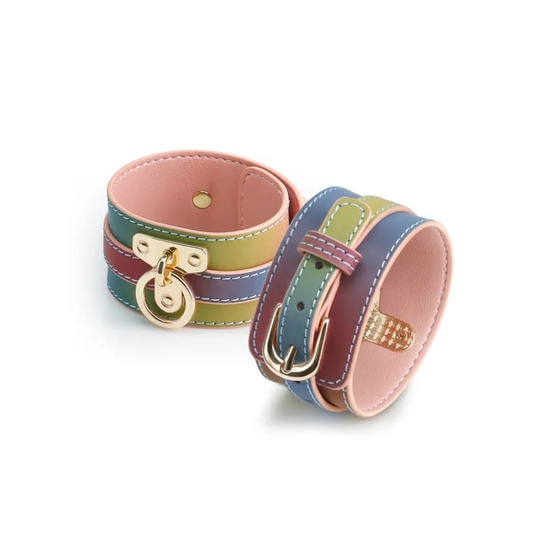 NS Novelties Spectra Bondage: Rainbow Ankle Cuffs