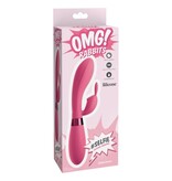Pipedream Products OMG! #SELFIE Silicone Rabbit Vibe (Pink)