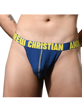 Andrew Christian Menswear Happy G-String w/ ALMOST NAKED (Navy)