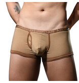 Andrew Christian Menswear Fly Tagless Boxer w/ ALMOST NAKED (Tan)