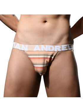 Andrew Christian Menswear Desert Stripe Jock w/ ALMOST NAKED