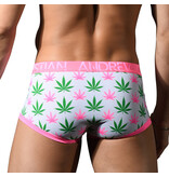 Andrew Christian Menswear Cannabis Boxer w/ ALMOST NAKED