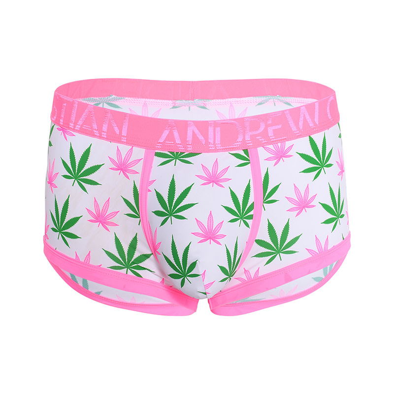 Andrew Christian Menswear Cannabis Boxer w/ ALMOST NAKED