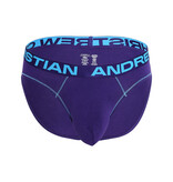 Andrew Christian Menswear ALMOST NAKED Hang-Free Brief (Purple)