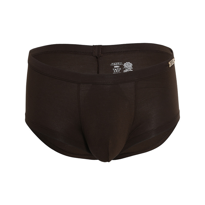Andrew Christian Menswear "SEX" Bamboo Boxer w/ ALMOST NAKED (Brown)