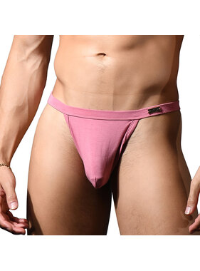 Andrew Christian Menswear "SEX" Bamboo Thong w/ ALMOST NAKED (Pink)