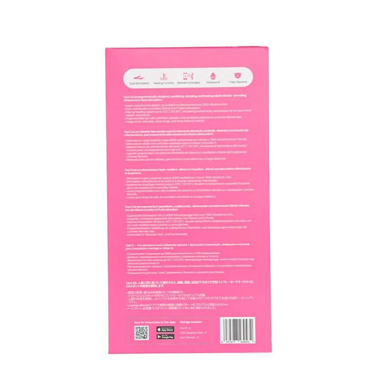 Lovense Toys Lovense Osci 3: Oscillating Vibrating & Heating Rabbit Vibrator