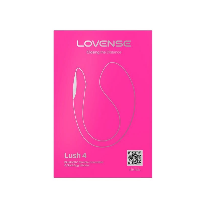 Lovense Toys Lovense: Lush 4 Bluetooth Vibrating Egg (Pink)