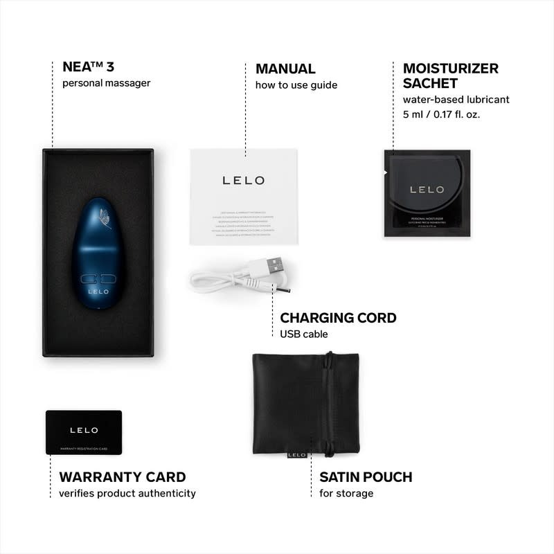 LELO Pleasure Objects LELO Nea 3 Petite-Sized Massager (Alien Blue)