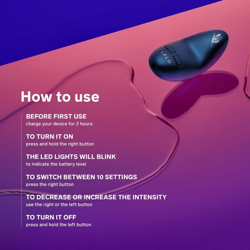 LELO Pleasure Objects LELO Nea 3 Petite-Sized Massager (Alien Blue)