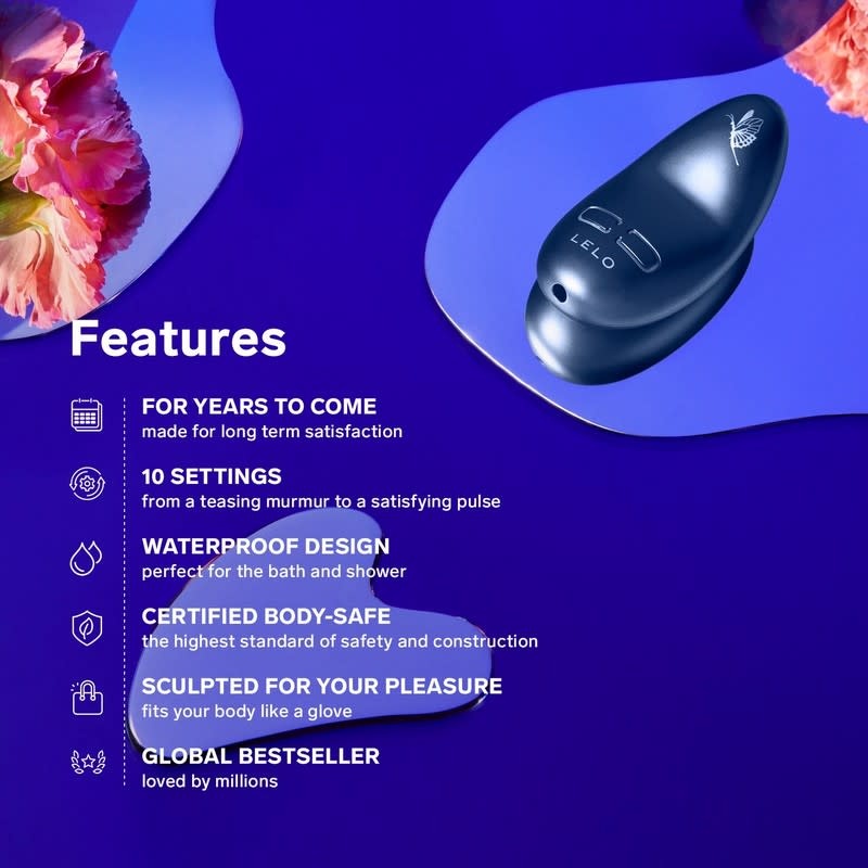 LELO Pleasure Objects LELO Nea 3 Petite-Sized Massager (Alien Blue)
