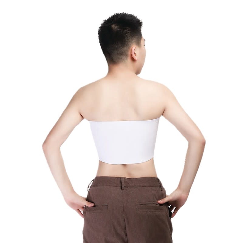 Voodoo Toys Gender Fluid Strapless Chest Binder (White)