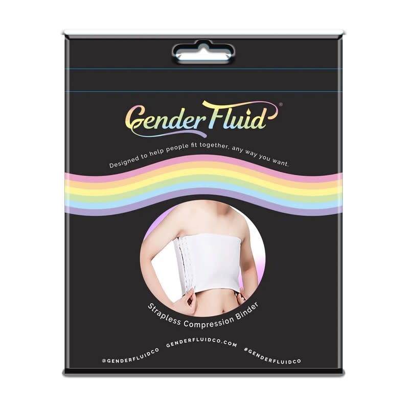 Voodoo Toys Gender Fluid Strapless Chest Binder (White)