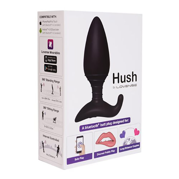 Lovense Toys Lovense: Hush Bluetooth Vibrating Butt Plug