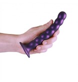 Shots America Toys Ouch! 6.5'' Beaded G-Spot Dildo (Purple)