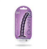Shots America Toys Ouch! 6.5'' Beaded G-Spot Dildo (Purple)