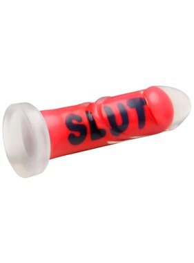 XR Brands SLUT Girthy Silicone Dildo