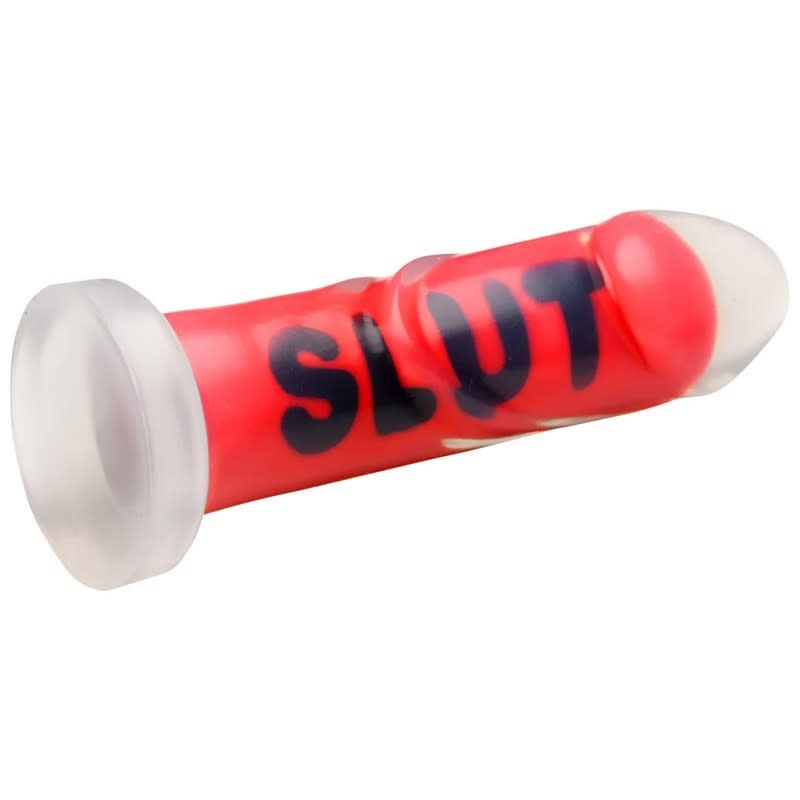 XR Brands SLUT Girthy Silicone Dildo