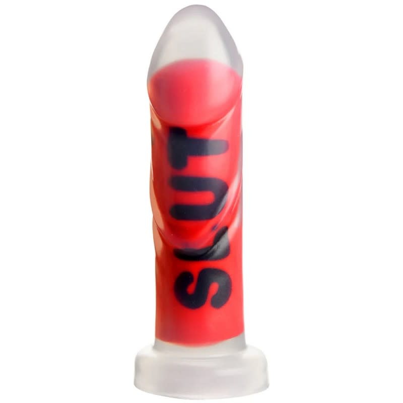 XR Brands SLUT Girthy Silicone Dildo