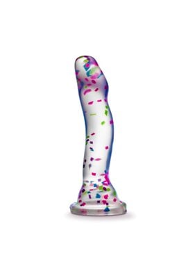 Blush Novelties Neo Elite Hanky Panky Confetti Glow Dildo