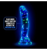 Blush Novelties Neo Elite Hanky Panky Confetti Glow Dildo