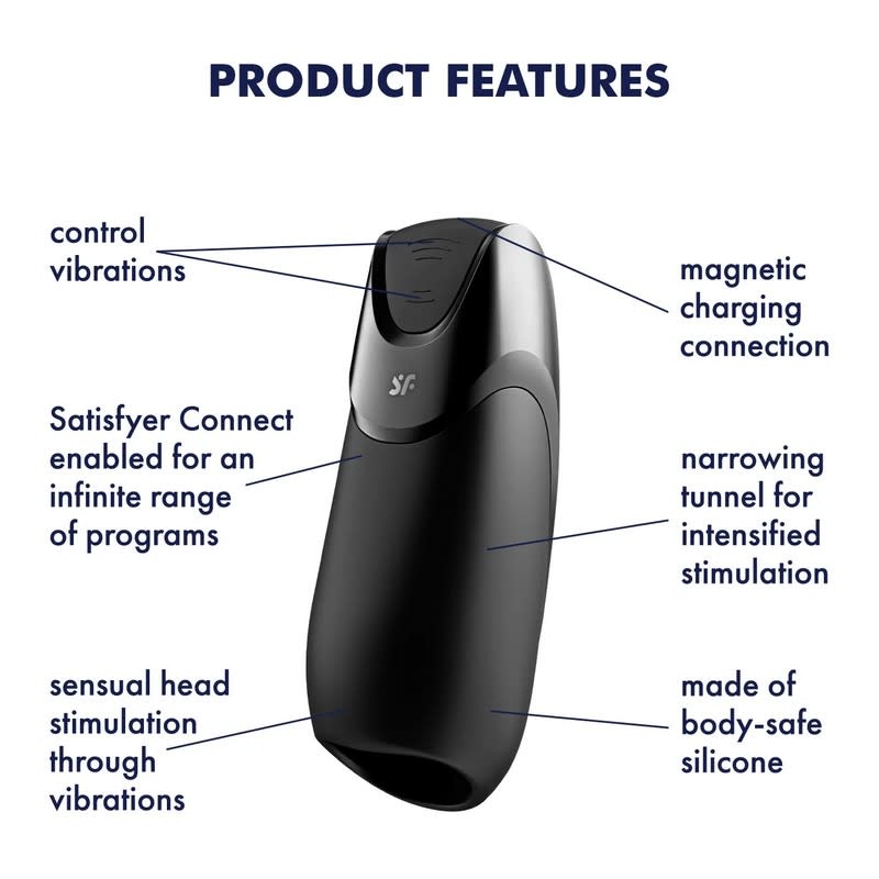 Satisfyer Satisfyer Men Vibration+ Stroker (Connect App)