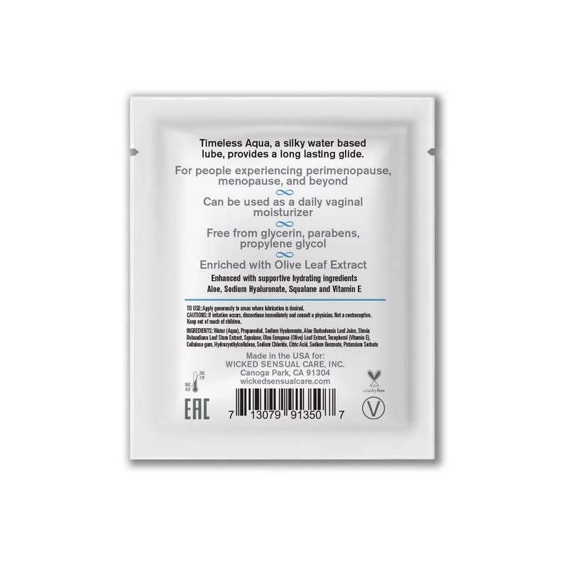 Wicked Sensual Care Wicked Simply Timeless Aqua Foil Pack 0.2 oz (6 ml)