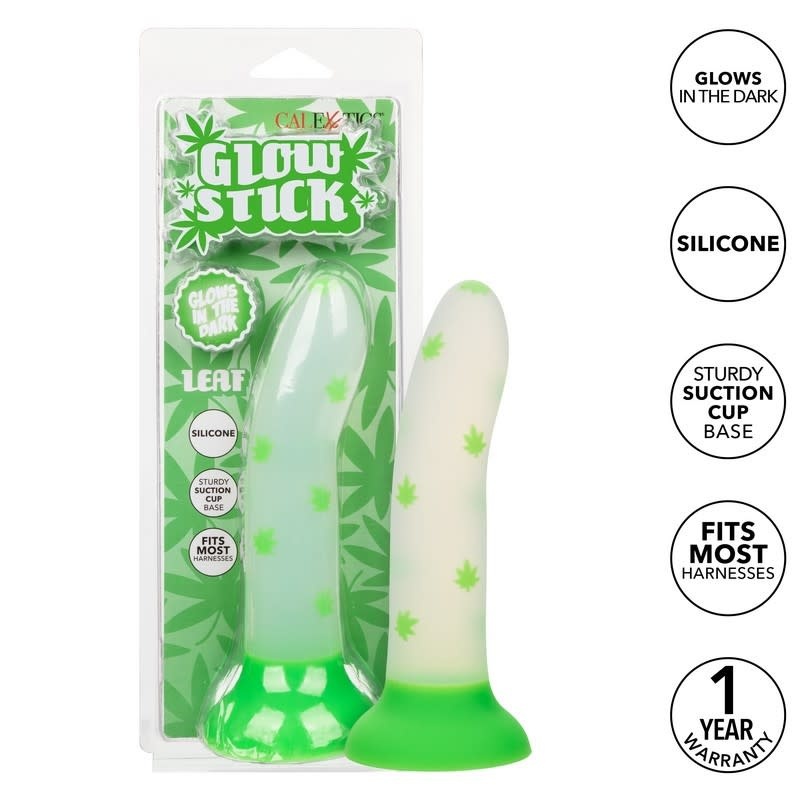 Cal Exotics Glow Stick Leaf Glow in the Dark Dildo