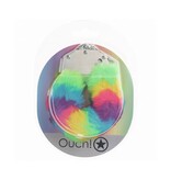 Shots America Toys Ouch! Heavy Duty Fluffy Cuffs (Rainbow)