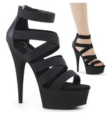 Pleaser USA DELIGHT-659 Platform Double Criss Cross Sandal