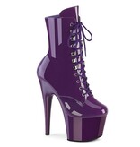 Pleaser USA ADORE-1020 Platform Lace-Up Front Ankle Boot