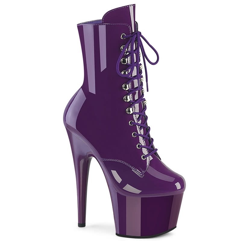 Pleaser USA ADORE-1020 Platform Lace-Up Front Ankle Boot