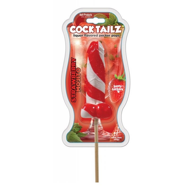Hott Products Cocktailz Pecker Pop: Strawberry Mojito