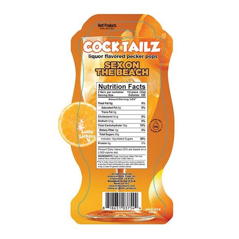 Hott Products Cocktailz Pecker Pop: Sex On The Beach