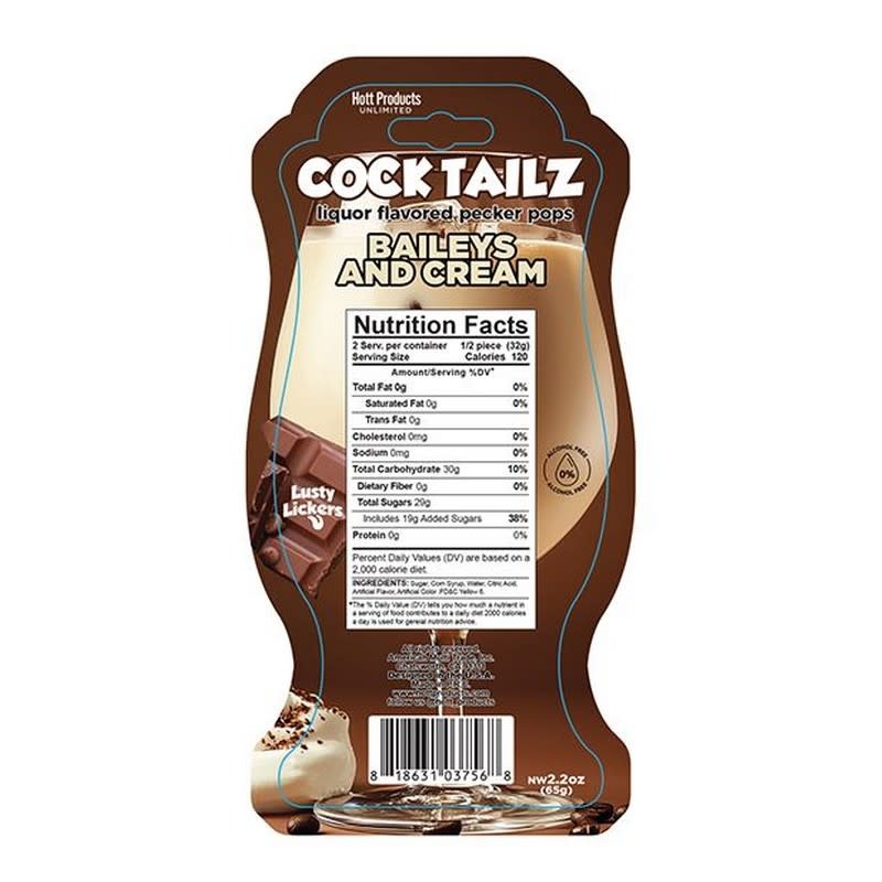 Hott Products Cocktailz Pecker Pop: Baileys & Cream