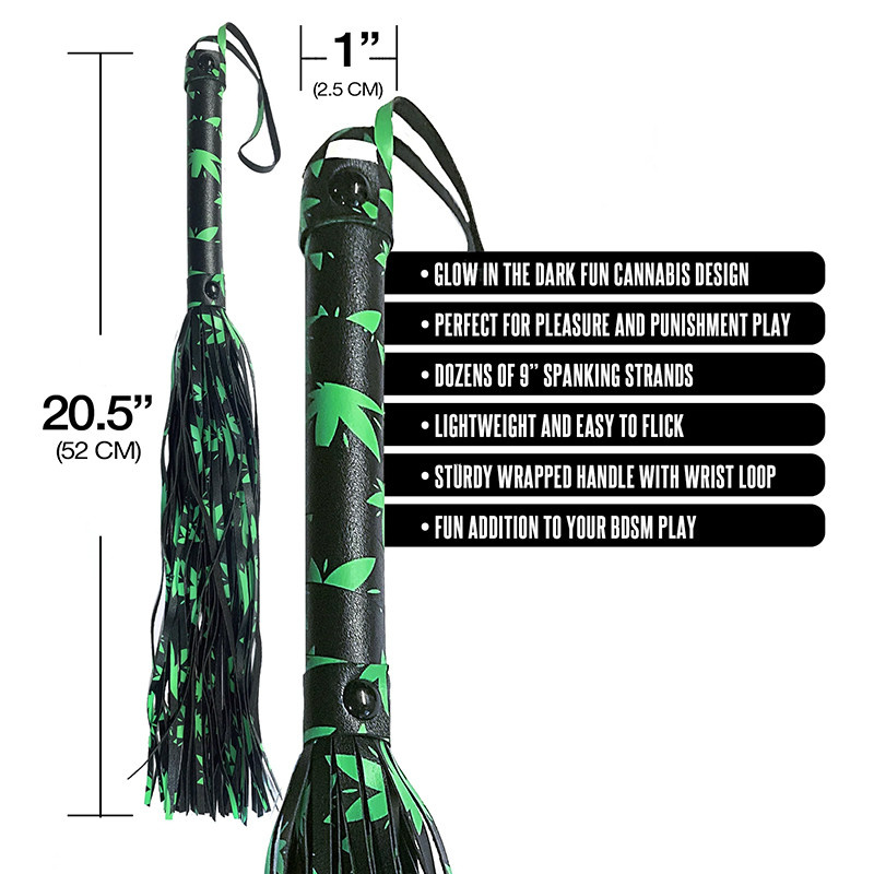 Global Novelties LLC Stoner Vibes: Glow in the Dark Flogger
